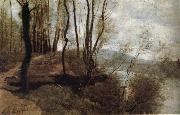Corot Camille Path on the Rlo china oil painting artist